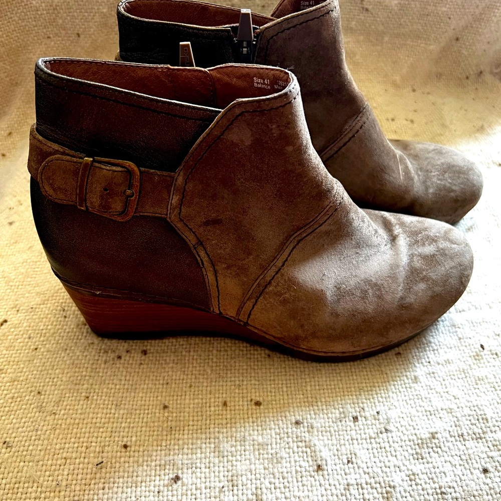 Dansko Suede Booties